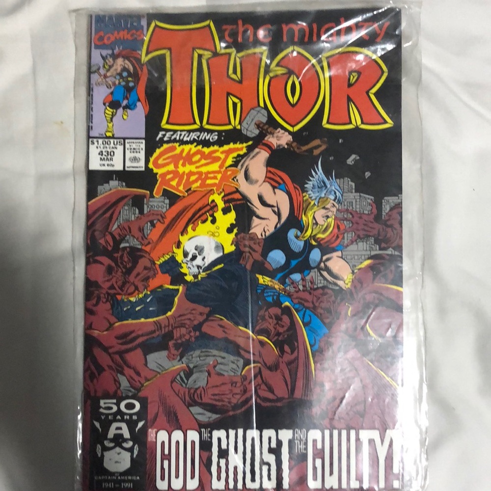 THOR #430 FEAT. GHOST RIDER !!!